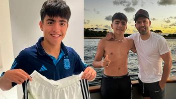 Benjamín Agüero, el hijo del Kun, y la importante decisión que tomó a sus 15 años que ilusiona a gran parte de los argentinos