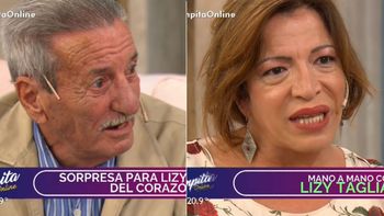 Lizy Tagliani lloró al ser sorprendida por su papá al aire