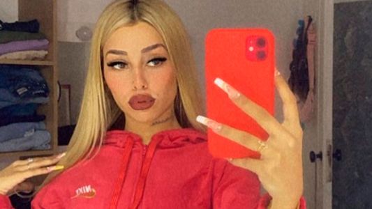 Acusaron a la novia de L-Gante de robar y se defendió con los botines de punta