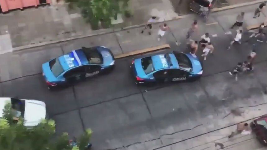 Gravísimos incidentes en All Boys-Atlanta: tres detenidos y 16 policías heridos