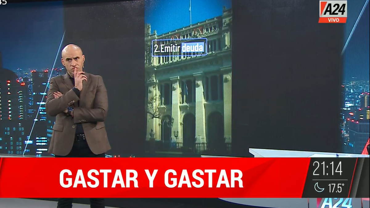Esteban Trebucq cuestinó el gasto público.&nbsp;