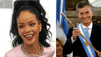 Macri le respondió a Rihanna: Sólo la educación puede cambiar el mundo
