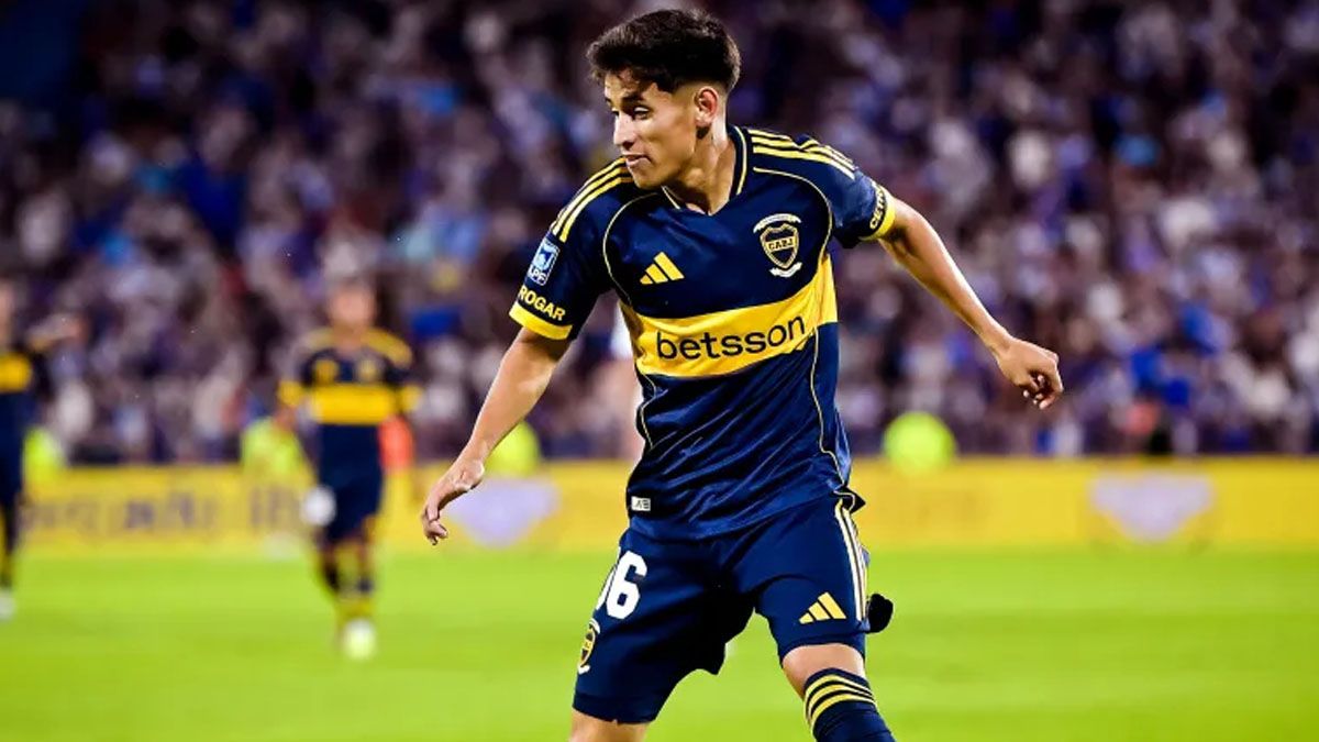 ⁠Quién es Tomás Aranda, el mejor jugador de las inferiores de Boca que podría ser titular ante Platense