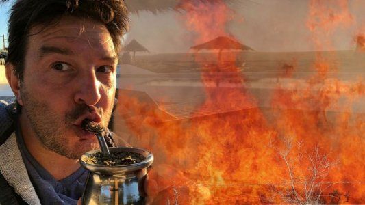 Damián De Santo habló sobre el incendió cerca de su cabaña: “Estaba tomando mate y a la media hora el fuego estaba en mi casa”