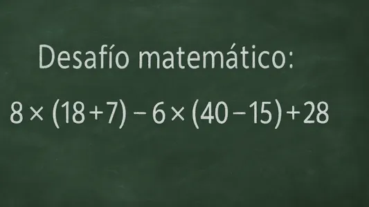 Desafío matemático: una mente brillante lo resuelve en menos de 10 segundos