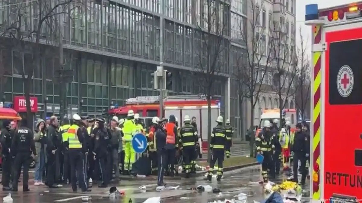 Una persona embistió con su automóvil a 28 peatones en la ciudad de Múnich