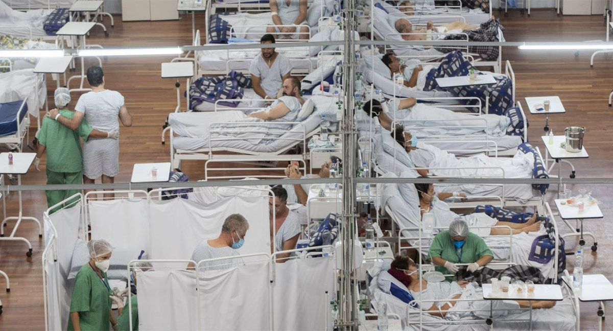 La cepa en manaos, registrada en diciembre, puso en crisis al sistema sanitario de esa ciudad brasileña (Foto: AP)