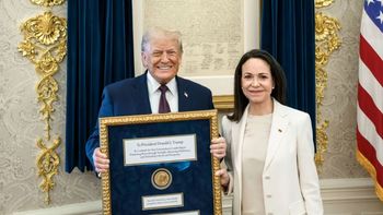 La aclaración de la Fundación Nobel tras el gesto de María Corina Machado con Donald Trump