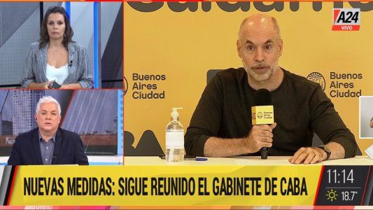 Expectativa por el anuncio de Rodríguez Larreta tras la extensión de las medidas