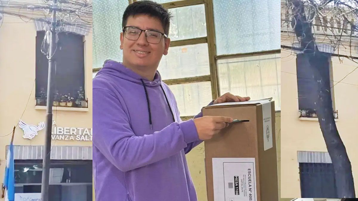 El concejal L&oacute;pez, de LLA en Salta. Renunci&oacute;, acusado por acoso sexual y extorsi&oacute;n con dinero. (Foto: A24.com)