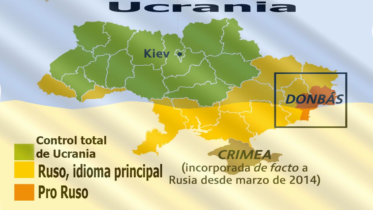 Ucrania, un país en tensión con partes de su territorio que Rusia pretende como propios (Foto: Archivo)