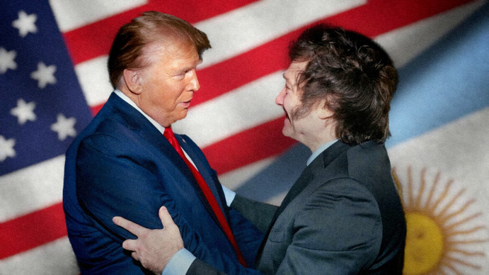 Haz a América grandiosa de nuevo: el saludo de Javier Milei a Donald Trump