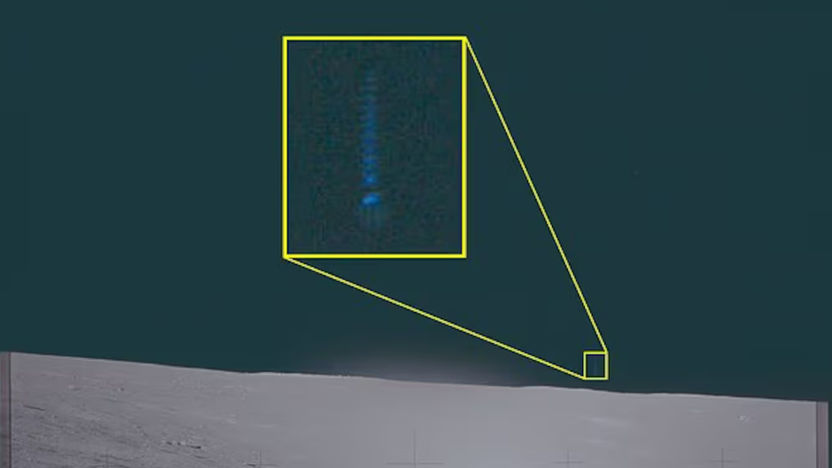 Luces extrañas en un documento de la NASA. (Foto: gentileza NASA).