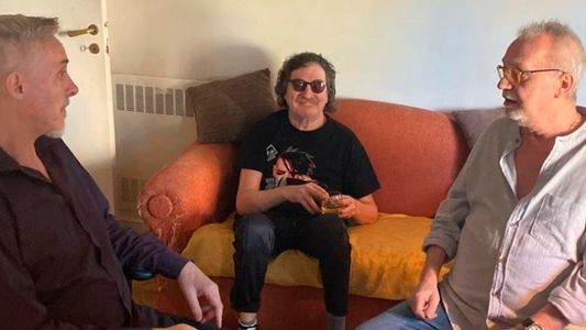 Reunión cumbre de Charly García, David Lebón y Pedro Aznar