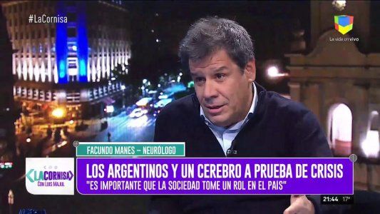 Facundo Manes: “Deberíamos planificar un país para las próximas generaciones, no para las próximas elecciones”