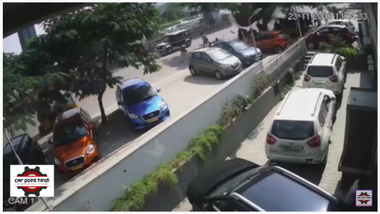 Video terrible: pisteaba en autopista, salió volando y aplastó a varias personas