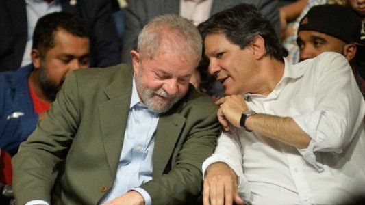 Retirado de la contienda electoral, ahora Lula apuesta todo por su candidato Fernando Haddad