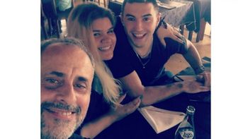 La primera foto de Jorge Rial con el novio de Morena