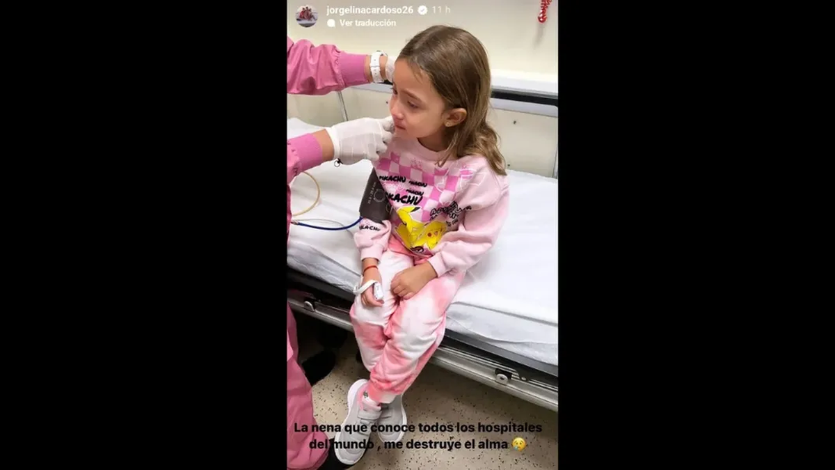 Hija de Ángel Di María en el Hospital de Qatar