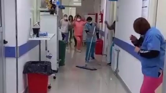 Mar de Ajó: el hospital no tiene pacientes con Covid-19 y festejaron con un gracioso baile