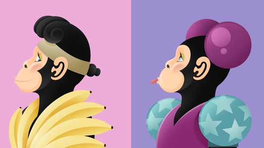 NFT: cómo son las Fancy Monas, la obra digital del artista argentino Edgardo Giménez