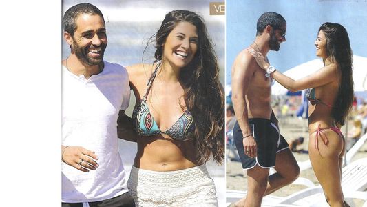 Ivana Nadal y el Pollo Álvarez, muy enamorados en Pinamar