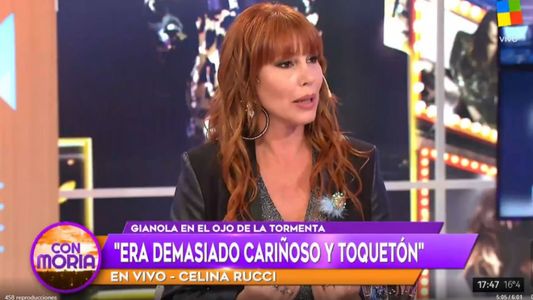 Celina Rucci relató su mala experiencia laboral con Fabián Gianola