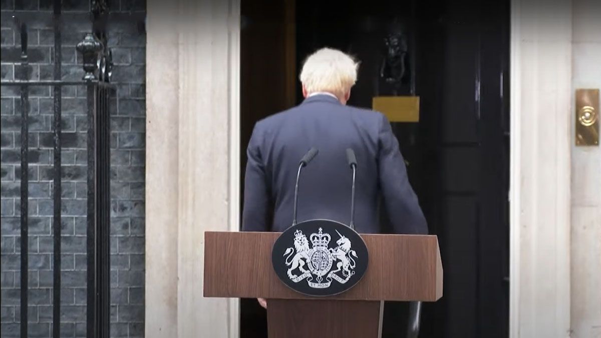 Ya es oficial, Boris Johnson acaba de comunicar su renuncia como primer ministro de Gran Bretaña (Gentileza The Independent)