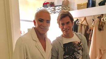 Carlos Baute visitó a Flavio Mendoza