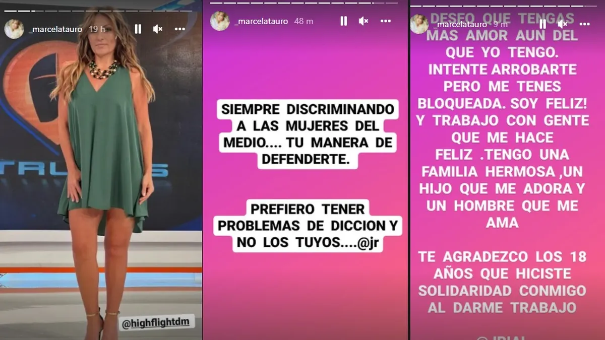 La respuesta de Marcela Tauro a Jorge Rial
