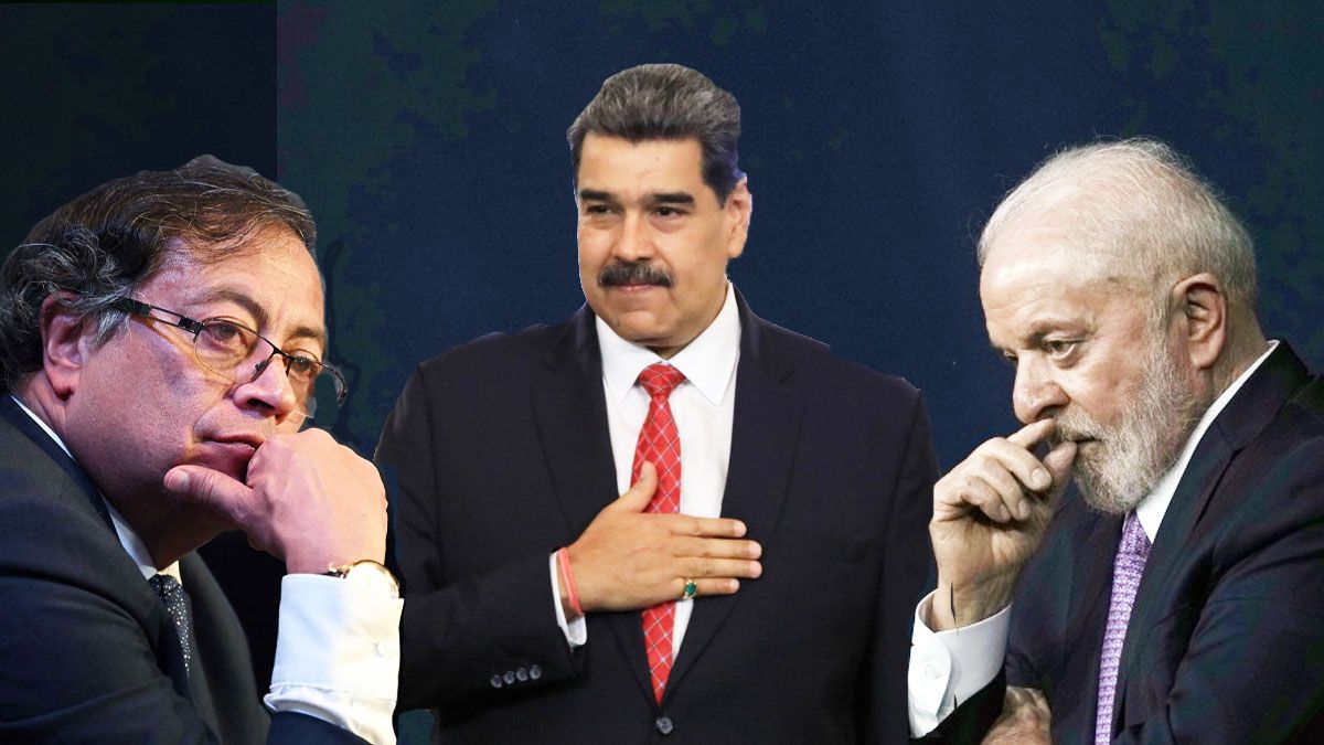 Fuego amigo: Nicolás Maduro, enojado por las inesperadas criticas de Lula da Silva y Gustavo Petro