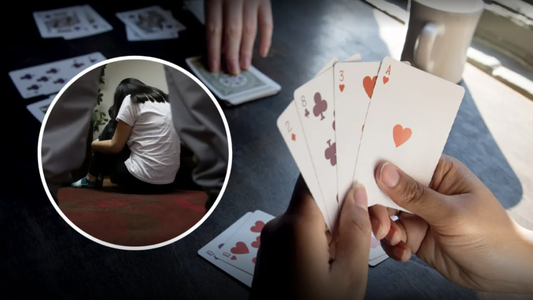 Jugaba a las cartas con hombres y permitía que abusaran de sus hijos si perdía