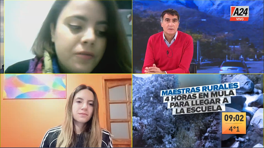 Admiración: viajan en mula durante horas para dar clases en escuelas rurales