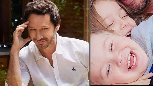 Mientras la China Suárez esta en el sur, Benjamín Vicuña mostró como cuida a Amancio y Magnolia