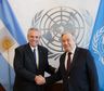 Alberto Fernández le pidió al secretario General de la ONU retomar las negociaciones por las Islas Malvinas