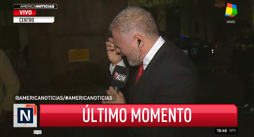 Le tiraron gas pimienta a un periodista de América en el Consulado de Chile