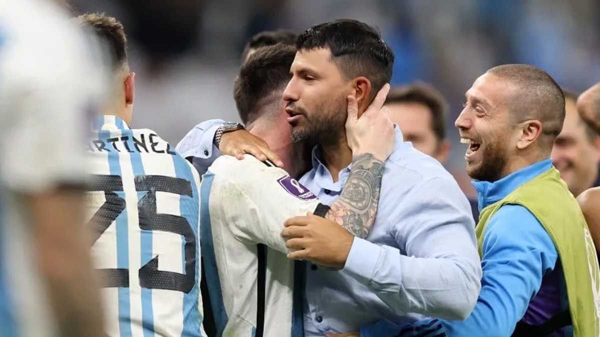 Lionel Messi y el Kun Agüero