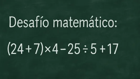 Desafío Matemático: ¿podés resolver esta cuenta con paréntesis sin mirar la respuesta?