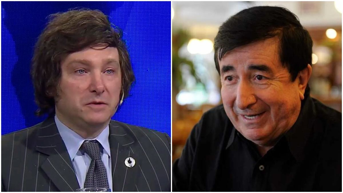 Javier Milei y Duran Barba.&nbsp;
