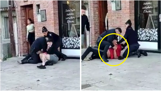 Robó y un vecino lo redujo con una impresionante toma de jiu jitsu: Me vas a quebrar