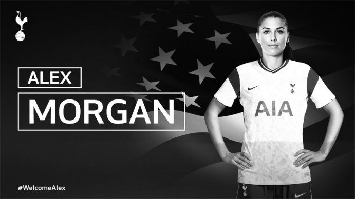 Bomba en el fútbol femenino: la estadounidense Alex Morgan jugará en el Tottenham