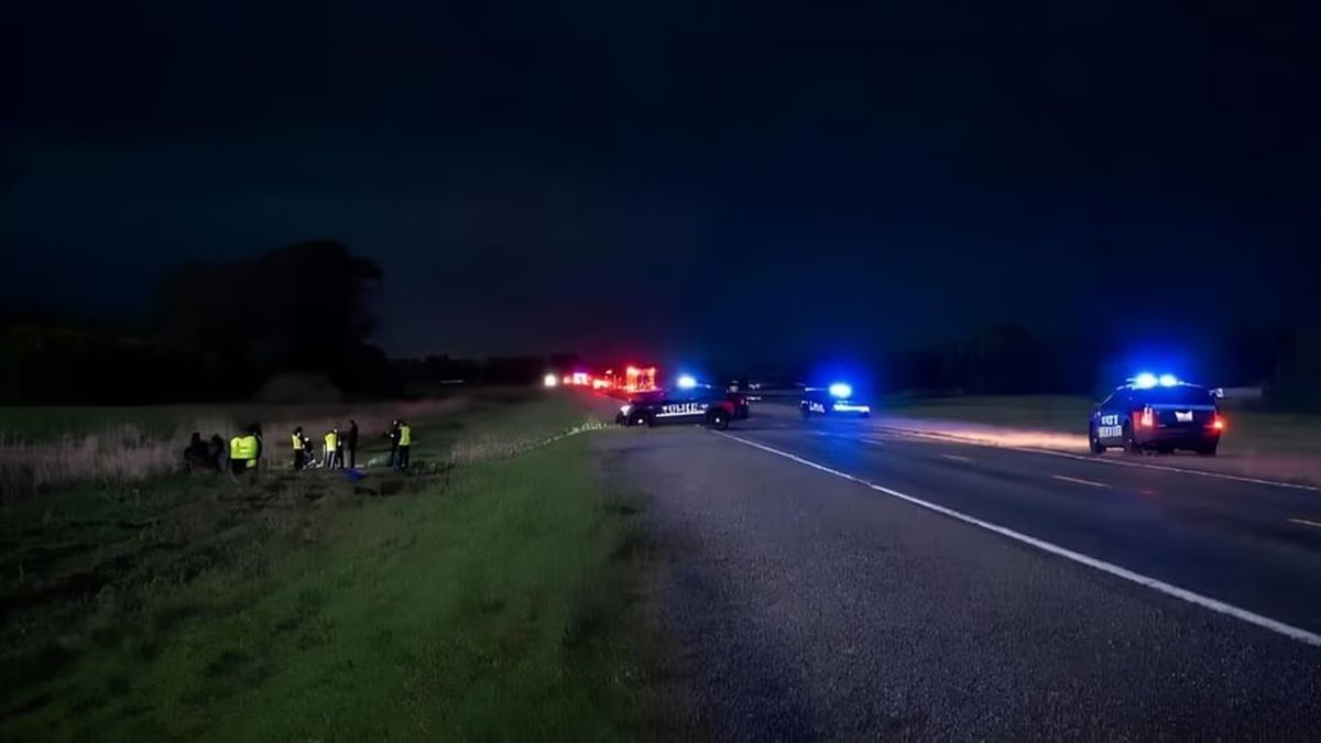 El accidente ocurrió cerca de las 19:40 del domingo, a la altura de Florencia, Santa Fe. (Foto: NA)