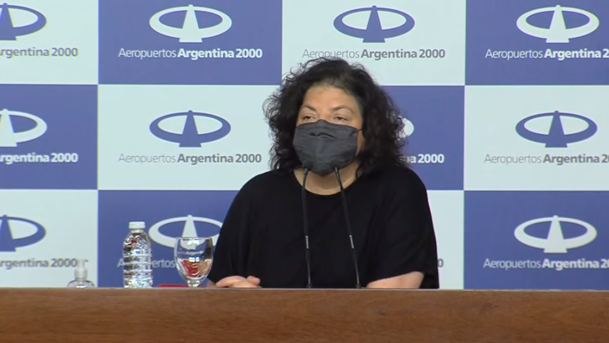 La ministra de Salud