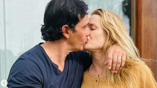 El romántico saludo de Sebastián Estevanez a Ivana Saccani