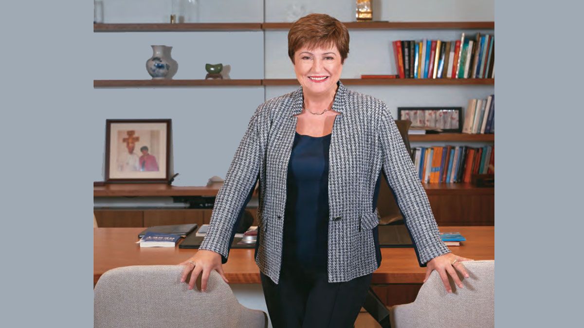 Kristalina Georgieva, en el medio de una disputa con quienes quieren una FMI que vuelva alas duras recetas de ajuste a los países con problemas en su economía (Foto: Informe anual del FMI)