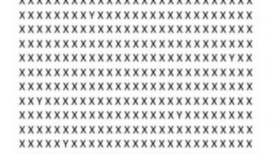 Desafío visual en 10 segundos: encontrá las 5 letras que se esconden entre las X