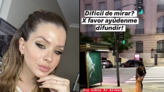 La China Suárez repudió a una mujer que maltrató a su perro en la calle