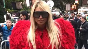 Vicky Xipolitakis se presentó en el lugar del atentado en Manhattan y en las redes la destrozaron