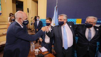 El encuentro de Alberto Fernández con el jefe de gobierno porteño quedó en suspenso hasta nuevo aviso (Foto: archivo). El encuentro de Alberto Fernández con el jefe de gobierno porteño quedó en suspenso hasta nuevo aviso (Foto: archivo).