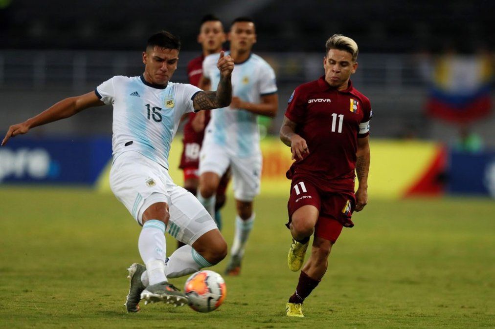 Preolímpico: Argentina goleó 4-1 a Venezuela y clasificó al cuadrangular con puntaje perfecto